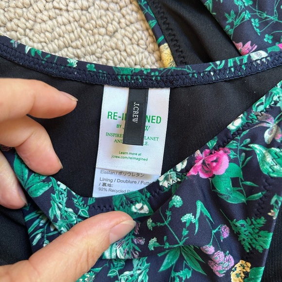 J.Crew 3-piece bikini set in winter garden floral - Picture 4 of 6